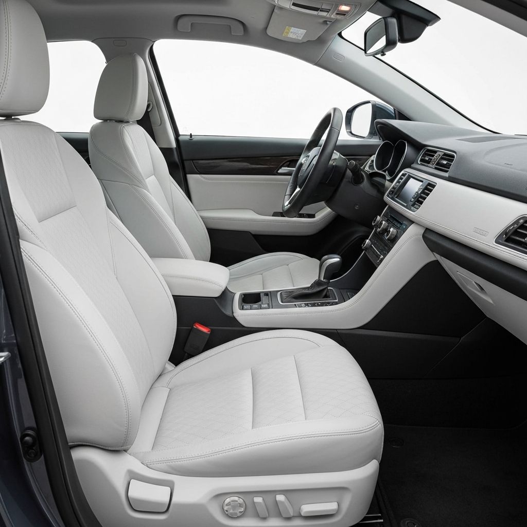 Interior limpio y acondicionado